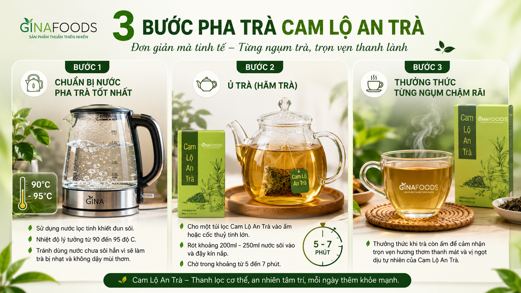 Hướng dẫn pha trà