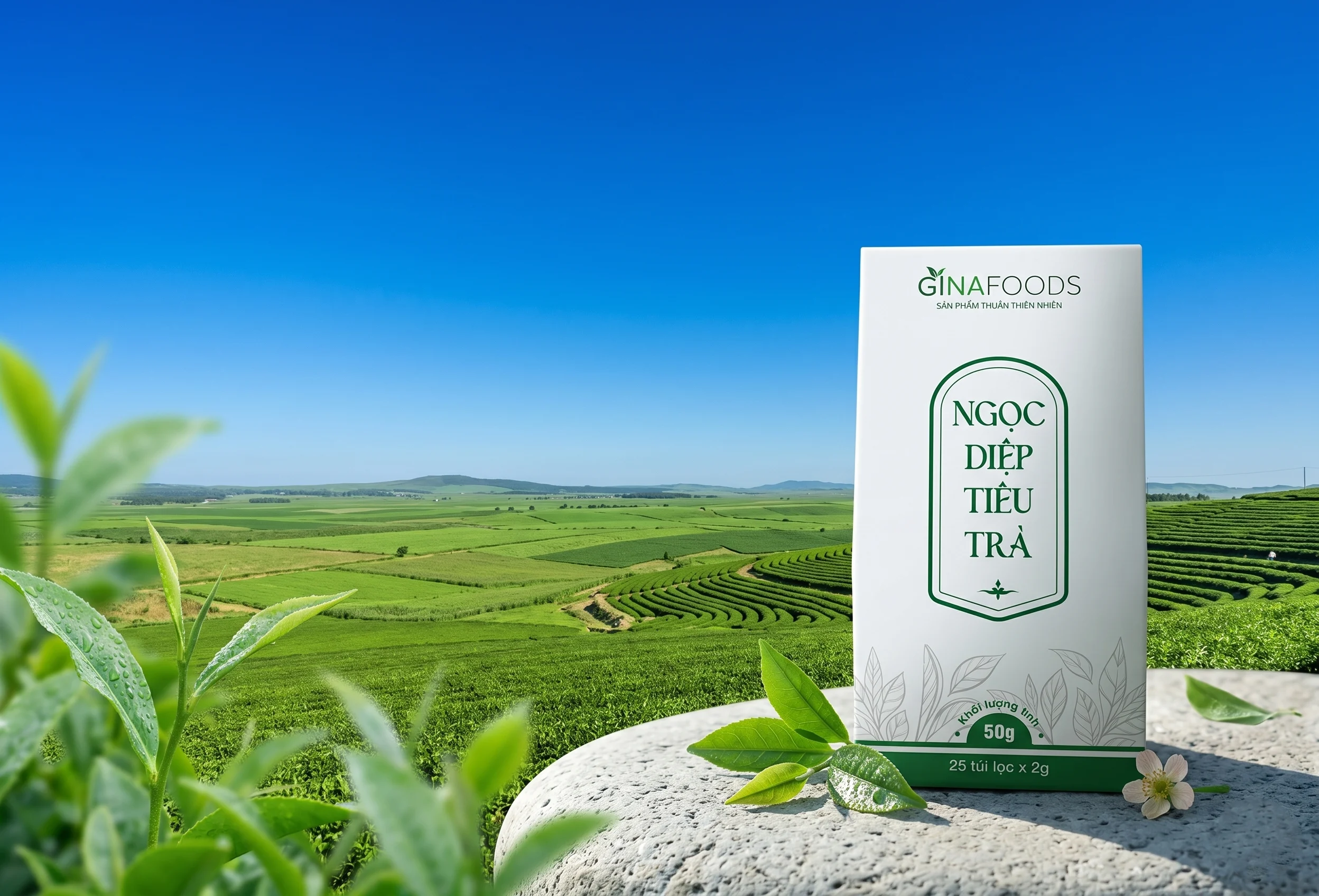 Thanh lọc cơ thể với Ngọc Diệp Tiêu Trà+